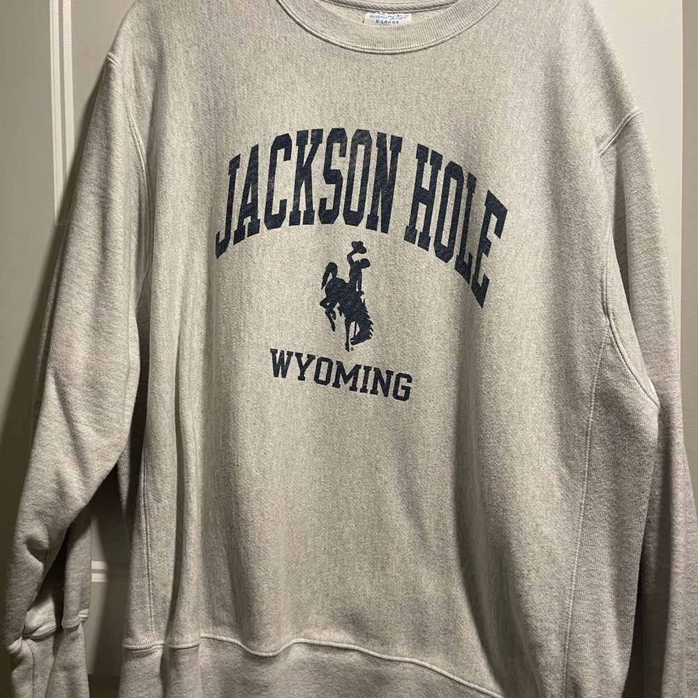 Jackson Hole Wyoming Gray Sweatshirt